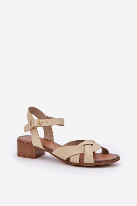 Sandały Model Zazoo 40372 Light Beige - Step in style Sandały Model Zazoo 40372 Light Beige - Step in style