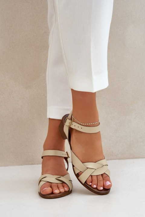 Sandały Model Zazoo 40372 Light Beige - Step in style Sandały Model Zazoo 40372 Light Beige - Step in style