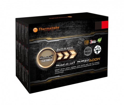 Zasilacz Smart SE2 600W Modular (spr. 87%, Single Rail) Thermaltake Zasilacz Smart SE2 600W Modular (spr. 87%, Single Rail) Thermaltake