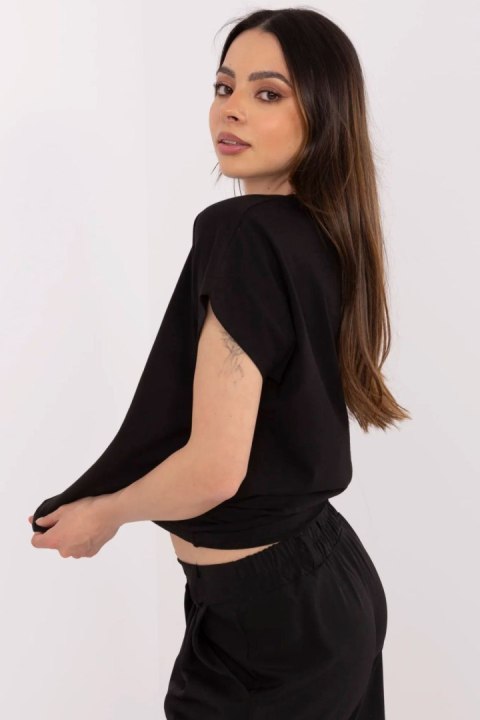 Tshirt Damski Model CLM-TS-1708.83 Black - Factory Price Tshirt Damski Model CLM-TS-1708.83 Black - Factory Price