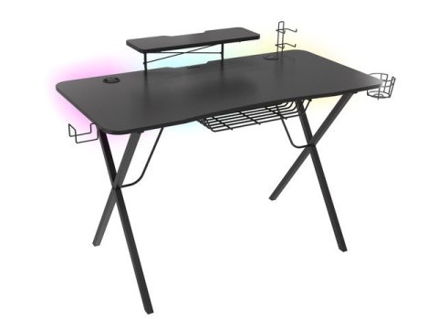 Biurko dla gracza gamingowe Genesis Holm 300 podświetlenie RGB Natec
