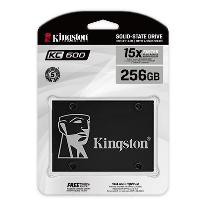 Dysk SSD KC600 SERIES 256GB SATA3 2.5' 550/500 MB/s Kingston