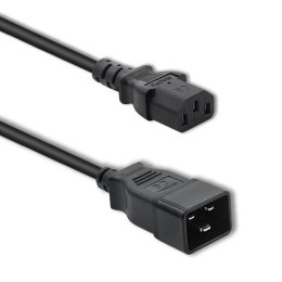 Kabel zasilający do UPS | C20/C13 | 1.2m Qoltec