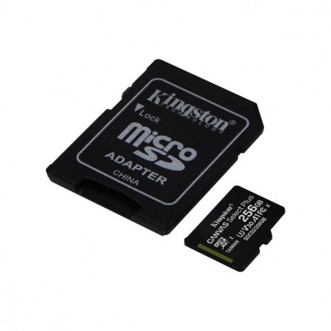 Karta pamięci microSD 256GB Canvas Select Plus 100/85MB/s Adapter Kingston