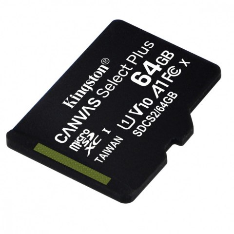 Karta pamięci microSD 64GB Canvas Select Plus 100MB/s Kingston
