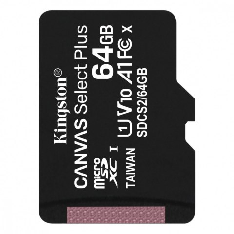 Karta pamięci microSD 64GB Canvas Select Plus 100MB/s Kingston