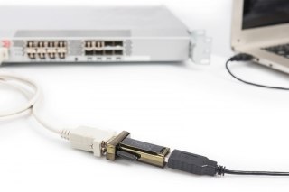 Konwerter/Adapter USB 2.0 do RS232 (DB9) z kablem USB A M/Ż długość 80cm Digitus