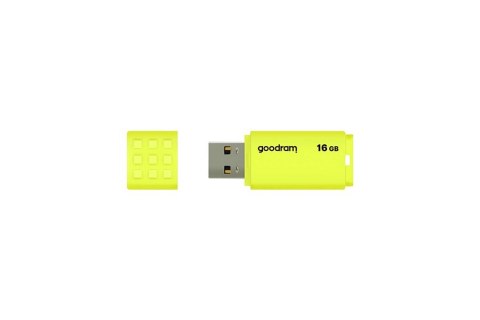 Pendrive UME2 16GB USB 2.0 Żółty GOODRAM Pendrive UME2 16GB USB 2.0 Żółty GOODRAM