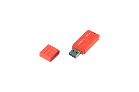 Pendrive UME3 64GB USB 3.0 Pomarańczowy GOODRAM Pendrive UME3 64GB USB 3.0 Pomarańczowy GOODRAM