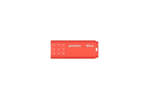 Pendrive UME3 64GB USB 3.0 Pomarańczowy GOODRAM Pendrive UME3 64GB USB 3.0 Pomarańczowy GOODRAM