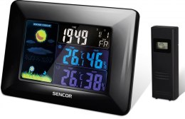 Stacja pogody SWS 4250 wyświetlacz LCD kolor Sencor