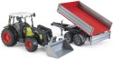 Traktor Claas Nectis 267F z ładowarka BRUDER
