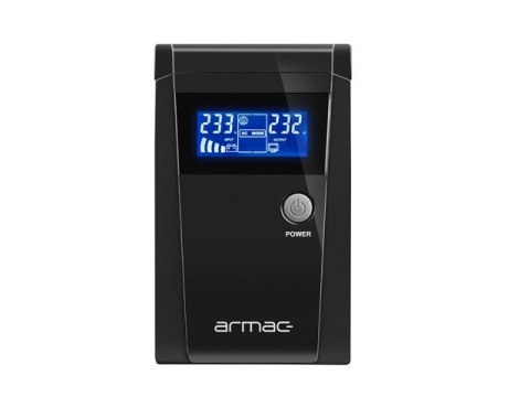 Zasilacz awaryjny Armac Line-In 650VA Office Pure Sine Wave LCD 2x230v schuko metalowa obudowa Armac Zasilacz awaryjny Armac Line-In 650VA Office Pure Sine Wave LCD 2x230v schuko metalowa obudowa Armac