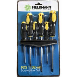 Zestaw 6 wkrętaków śrubokrętów FDS 1102-6R Fieldmann
