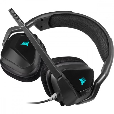 Zestaw słuchawkowy Surround 7.1 VOID RGB ELITE USB CARBO Corsair Zestaw słuchawkowy Surround 7.1 VOID RGB ELITE USB CARBO Corsair