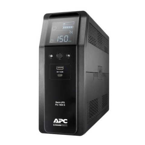 BR1600SI UPS Back ProBR1600VA/960W 6xC13, AVR,LCD, Ładowarka USB A/C Czysta sinusoida przy pracy bateryjnej APC BR1600SI UPS Back ProBR1600VA/960W 6xC13, AVR,LCD, Ładowarka USB A/C Czysta sinusoida przy pracy bateryjnej APC