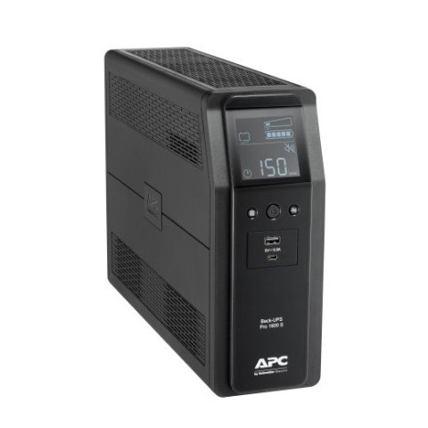 BR1600SI UPS Back ProBR1600VA/960W 6xC13, AVR,LCD, Ładowarka USB A/C Czysta sinusoida przy pracy bateryjnej APC BR1600SI UPS Back ProBR1600VA/960W 6xC13, AVR,LCD, Ładowarka USB A/C Czysta sinusoida przy pracy bateryjnej APC