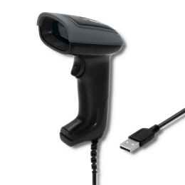 Czytnik kodów kreskowych 1D i 2D | USB Qoltec