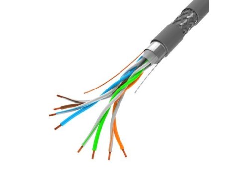 Kabel SFTP kat.5e 305m drut CU LCS5-11CU-0305-S szary Lanberg