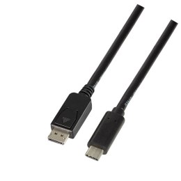 Kabel USB 3.2 Gen 1 x 1 USB-C do DisplayPort 1.2, dł.1.8m LogiLink
