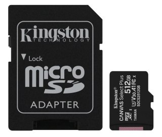 Karta pamięci microSD 512GB Canvas Select Plus 100/85MB/s Kingston