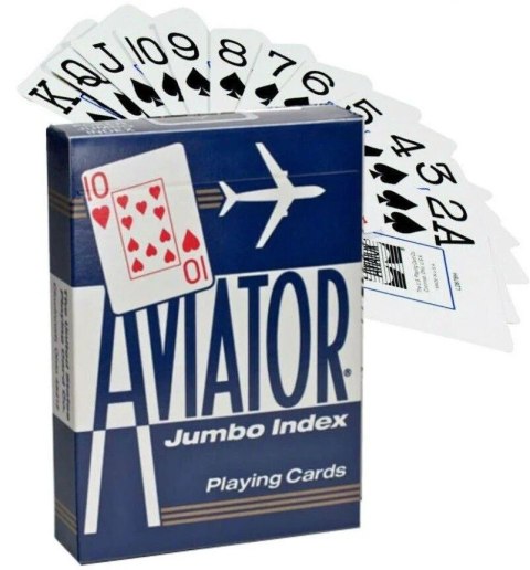Karty Aviator Jumbo Index Bicycle