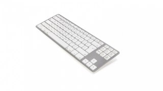 Klawiatura aluminiowa Mac Tenkeyless Bluetooth srebrna Matias
