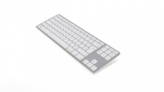 Klawiatura aluminiowa Mac Tenkeyless srebrna Matias
