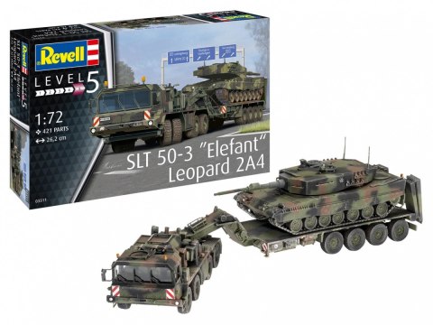 Model plastikowy SLT 50-3 Elefant + Leopard 2A4 Revell Model plastikowy SLT 50-3 Elefant + Leopard 2A4 Revell