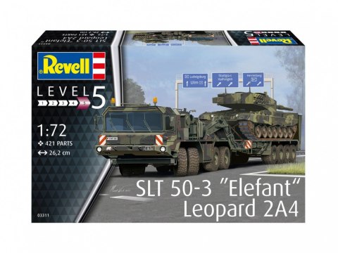 Model plastikowy SLT 50-3 Elefant + Leopard 2A4 Revell Model plastikowy SLT 50-3 Elefant + Leopard 2A4 Revell