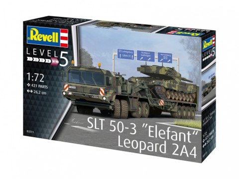 Model plastikowy SLT 50-3 Elefant + Leopard 2A4 Revell Model plastikowy SLT 50-3 Elefant + Leopard 2A4 Revell