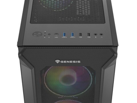 Obudowa Irid 505 V2 z oknem, ARGB, USB 3.0 Genesis