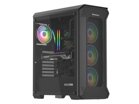 Obudowa Irid 505 V2 z oknem, ARGB, USB 3.0 Genesis