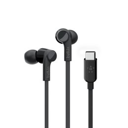 Słuchawki Rockstar USB-C czarne Belkin