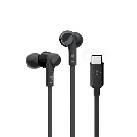 Słuchawki Rockstar USB-C czarne Belkin Słuchawki Rockstar USB-C czarne Belkin