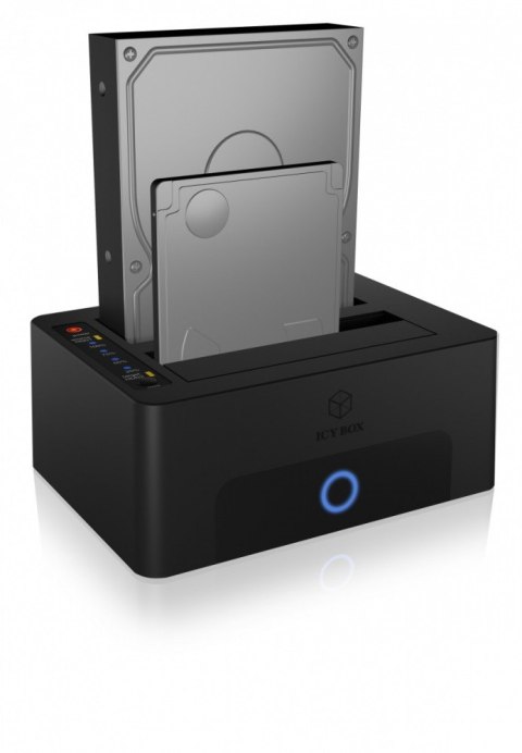 Stacja dokująca/klonująca IB-1232CL-U3 2x2,5" lub 3,5" SATA HDD, UASP & SATA III ( 6GBits/s ) IcyBox Stacja dokująca/klonująca IB-1232CL-U3 2x2,5" lub 3,5" SATA HDD, UASP & SATA III ( 6GBits/s ) IcyBox