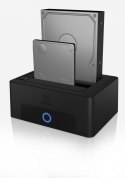 Stacja dokująca/klonująca IB-1232CL-U3 2x2,5" lub 3,5" SATA HDD, UASP & SATA III ( 6GBits/s ) IcyBox