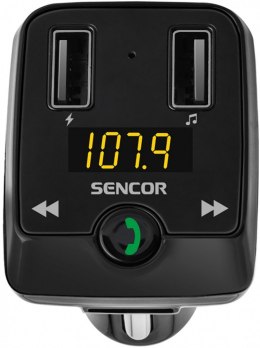 Transmiter FM SWM 3535 BT Modulator BT / MP3, 2x USB, micro TF/SD Sencor