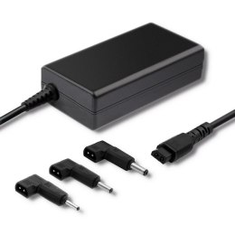 Zasilacz specjalizowany do Asus | 65W | 3 wtyczki |+ kabel zasilający Qoltec