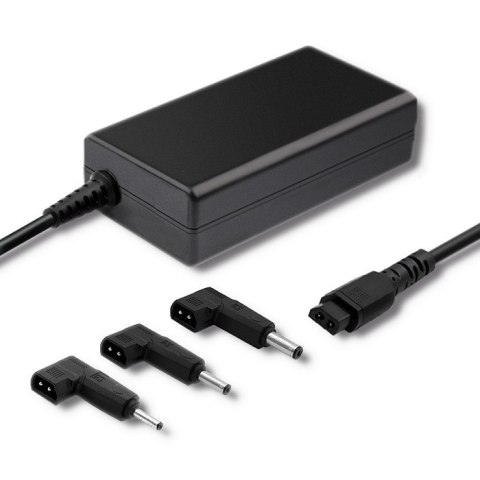 Zasilacz specjalizowany do Asus | 65W | 3 wtyczki |+ kabel zasilający Qoltec