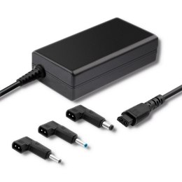 Zasilacz specjalizowany do HP | 65W | 3 wtyczki | + kabel zasilający Qoltec