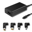 Zasilacz specjalizowany do Lenovo | 65W | 4 wtyczki |+kabel zasilający Qoltec