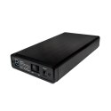 Zewnętrzna obudowa HDD 3.5 cala, SATA, USB3.0, Czarna Aluminiowa LogiLink