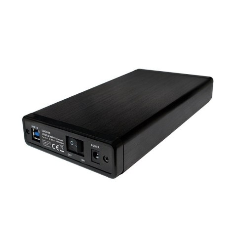 Zewnętrzna obudowa HDD 3.5 cala, SATA, USB3.0, Czarna Aluminiowa LogiLink Zewnętrzna obudowa HDD 3.5 cala, SATA, USB3.0, Czarna Aluminiowa LogiLink