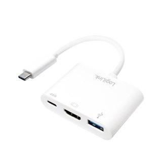 Adapter wieloportowy USB-C do HDMI z PD LogiLink