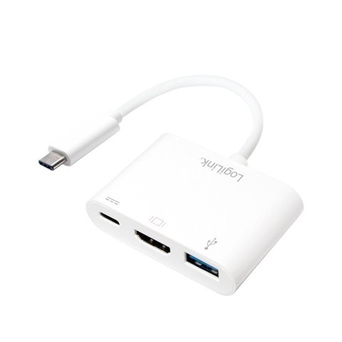 Adapter wieloportowy USB-C do HDMI z PD LogiLink Adapter wieloportowy USB-C do HDMI z PD LogiLink