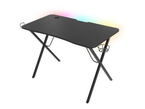 Biurko dla gracza gamingowe Genesis Holm 200 podświetlenie RGB Natec