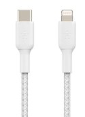 Kabel Braided USB-C Lightning 1m biały Belkin