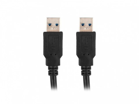 Kabel USB-A M/M 3.0 1.0m czarny