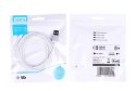 Kabel USB-USB C 2m srebrny sznurek TB